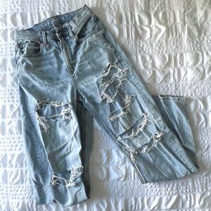 American eagle ripped jeans